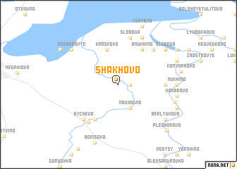 map of Shakhovo