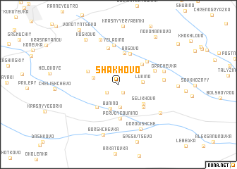 map of Shakhovo