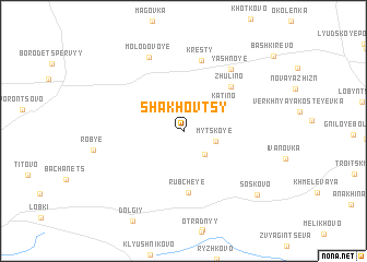 map of Shakhovtsy