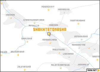 map of Shakhta Tomasha