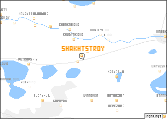 map of Shakhtstroy