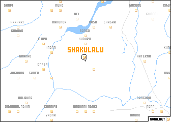 map of Shakulalu