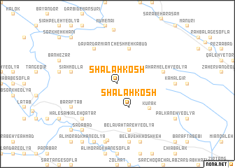 map of Shalah Kosh