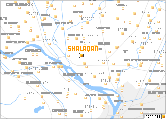 map of Shalaqān