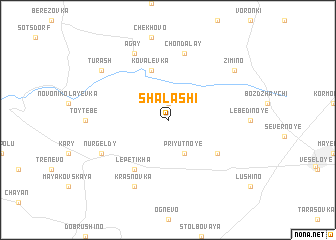 map of Shalashi
