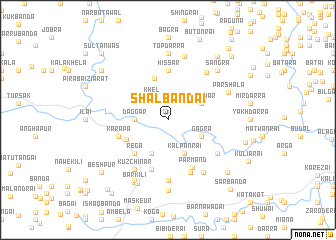 map of Shal Bāndai