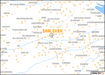 map of Shālekeh