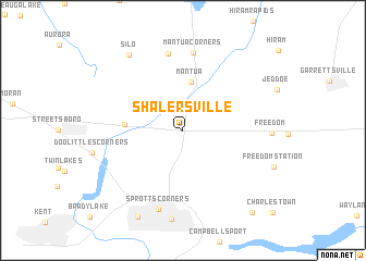 map of Shalersville