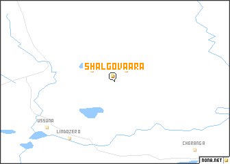 map of Shalgovaara