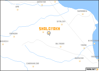 map of Shalʼgyakh