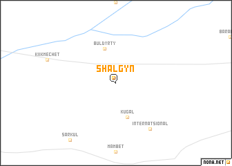 map of Shalgyn