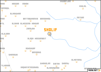 map of Shalīf