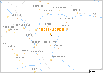 map of Shalīmjārān