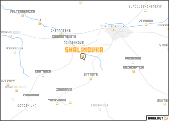 map of Shalimovka