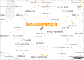 map of Shalimovo Pervoye