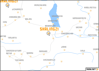 map of Shalingzi