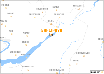 map of Shali-Paya