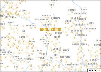 map of Shalīzarai