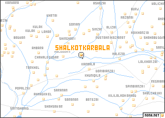 map of Shalkot Karbala