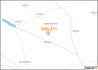 map of Shaloty