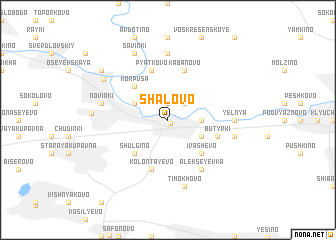 map of Shalovo