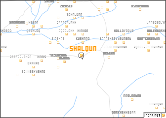 map of Shālqūn