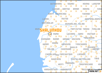 map of Sha-lun-hou