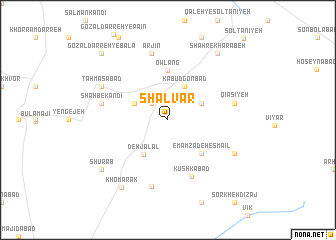 map of Shalvār