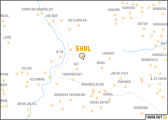 map of Shāl
