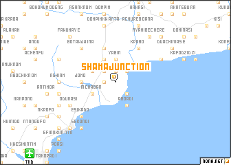 map of Shama Junction