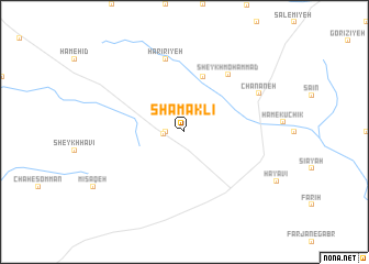 map of Shamaklī