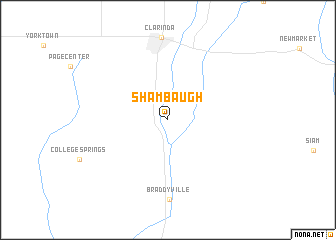 map of Shambaugh