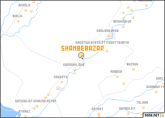 map of (( Shambe-Bazar ))