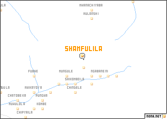 map of Shamfulila