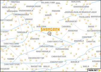 map of Shāmgarh