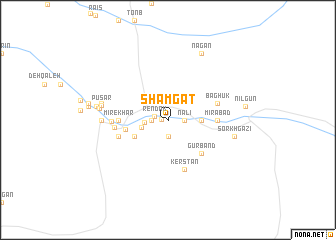 map of Sham Gat