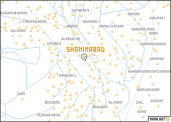 map of Shamīmābād