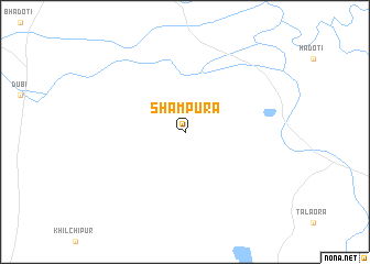 map of Shāmpura