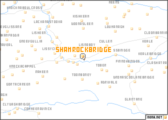 map of Shamrock Bridge