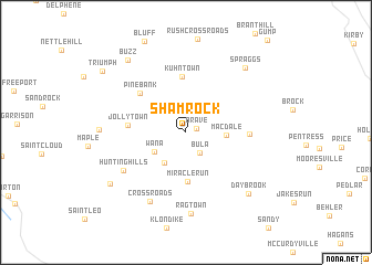 map of Shamrock