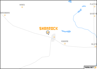 map of Shamrock