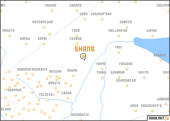 map of Shana