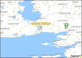 map of Shancroagh