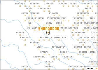 map of Shandodan