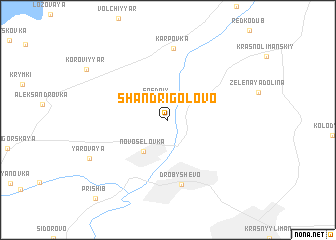 map of Shandrigolovo