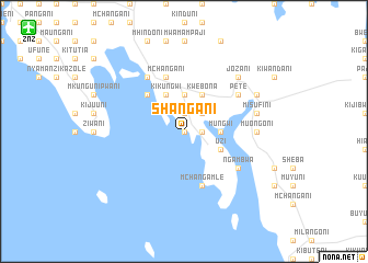 map of Shangani