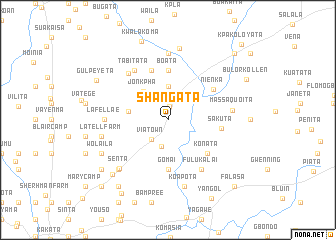 map of Shangata