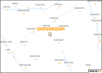 map of Shangbaiquan