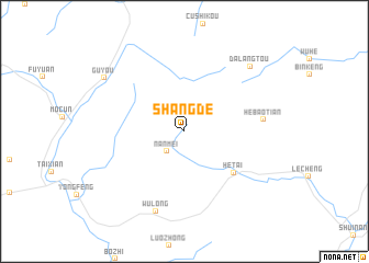 map of Shangde