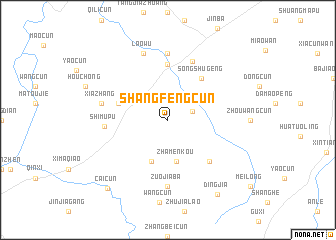 map of Shangfengcun